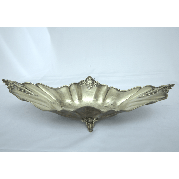 Amazing Tray Fruit Antique Mexican Style With decorations made of Sterling Silver for Home Living. - Ghatan Antique