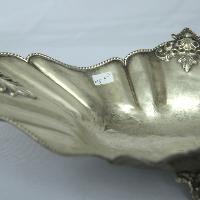 Amazing Tray Fruit Antique Mexican Style With decorations made of Sterling Silver for Home Living. - Ghatan Antique