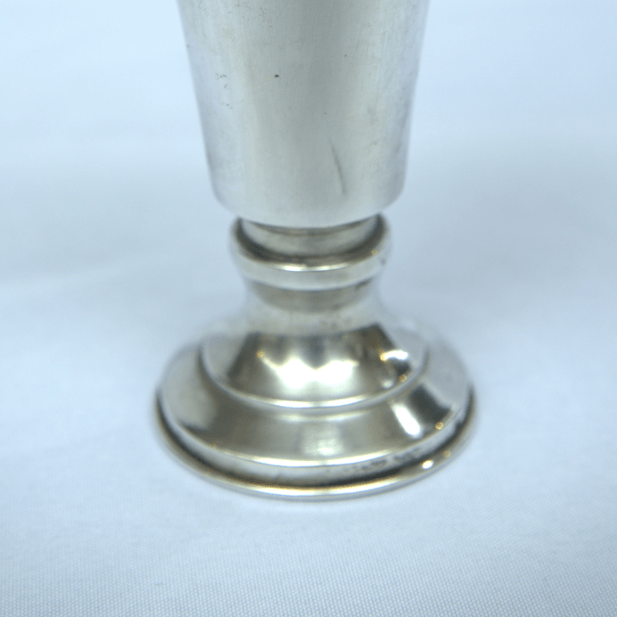 Antique Kiddush Cup Made of Sterling Silver 925 with Hebrew Words for Bar Mitzvah. - Ghatan Antique