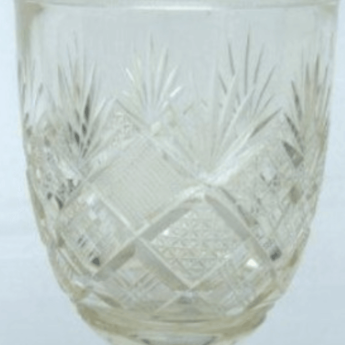 Antique Vase made of Crystal and Sterling Silver for Tableware. - Ghatan Antique