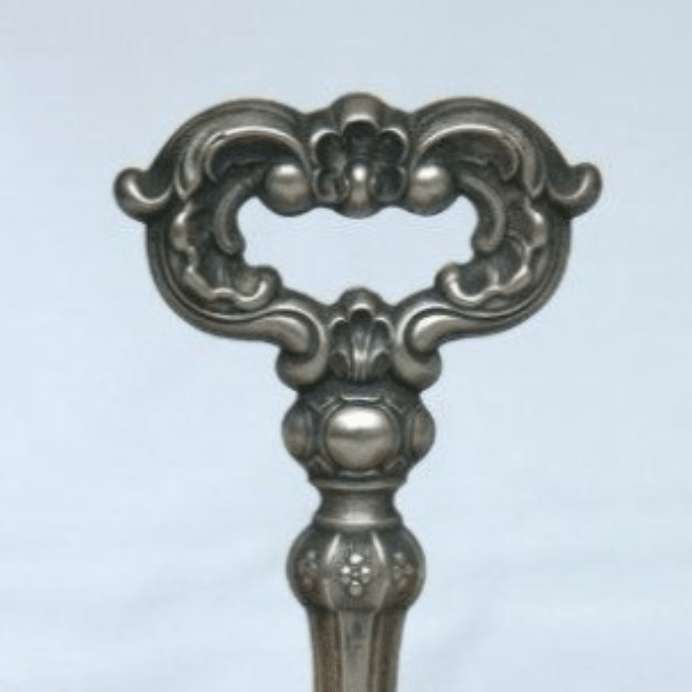 Beautiful Antique Salt and Pepper Shakers made of Sterling Silver Germany Style Bohemian. - Ghatan Antique