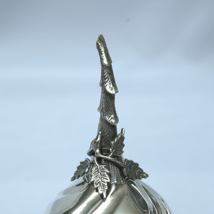 Beautiful Besamim For Havdala Shabbat Spices Box made of Sterling Silver. - Ghatan Antique