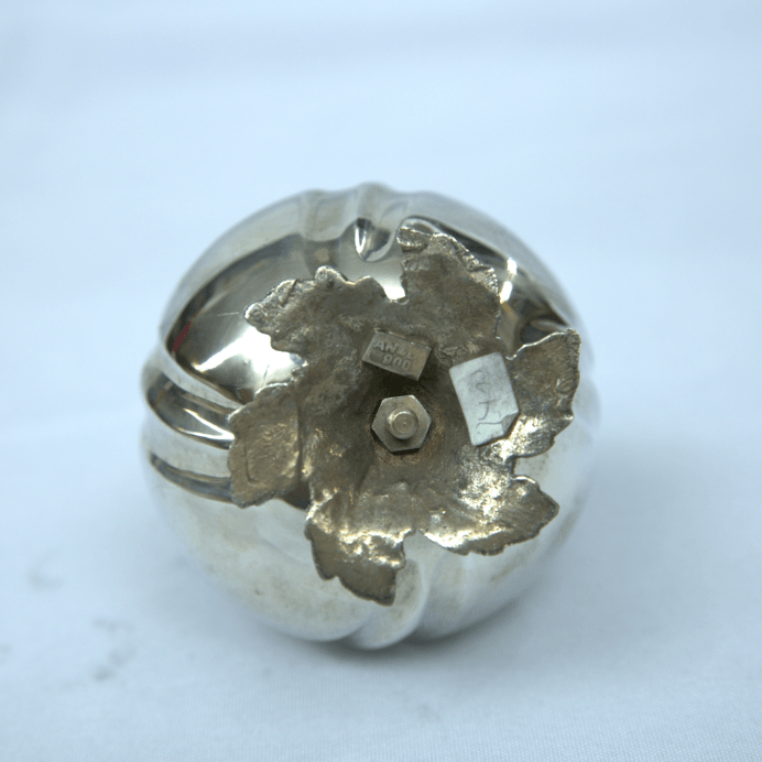 Beautiful Besamim For Havdala Shabbat Spices Box made of Sterling Silver. - Ghatan Antique