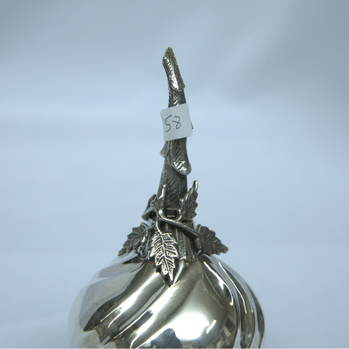 Beautiful Besamim For Havdala Shabbat Spices Box made of Sterling Silver. - Ghatan Antique