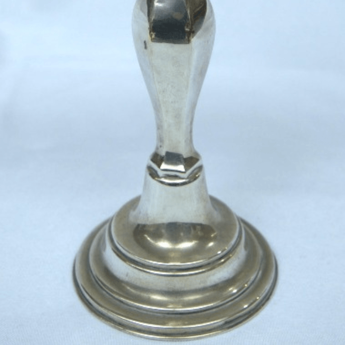 Beautiful Hanukia / Menorah Made Of Sterling Silver Israel Style. - Ghatan Antique