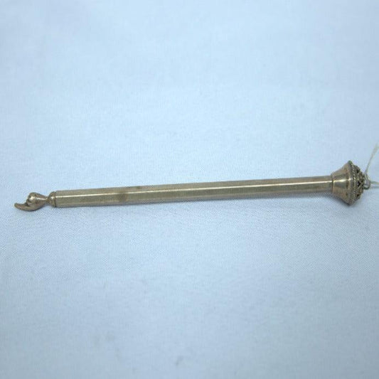 Beautiful Vintage Torah Pointer for Bar Mitzvah made of Sterling Silver 925 Israel  Style. - Ghatan Antique