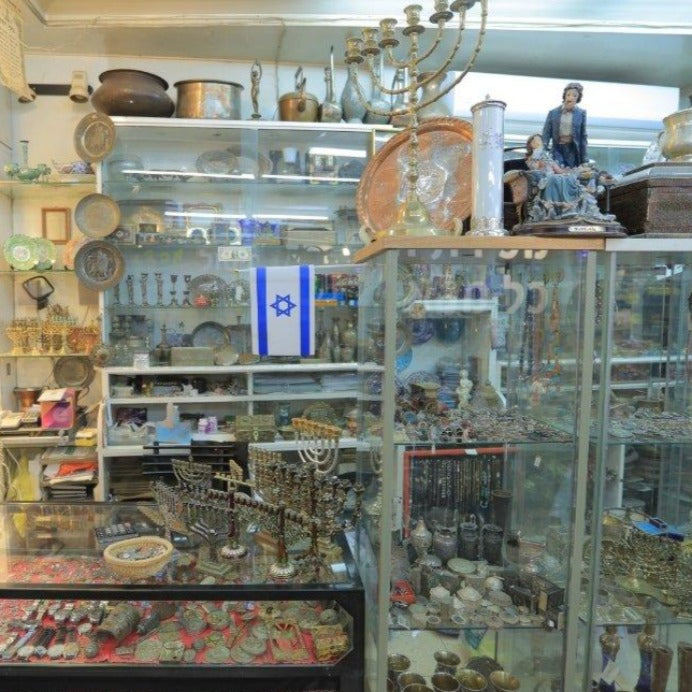 Elegant Kiddush Cup whit Hebrew Shabbat Shalom S925. - Ghatan Antique