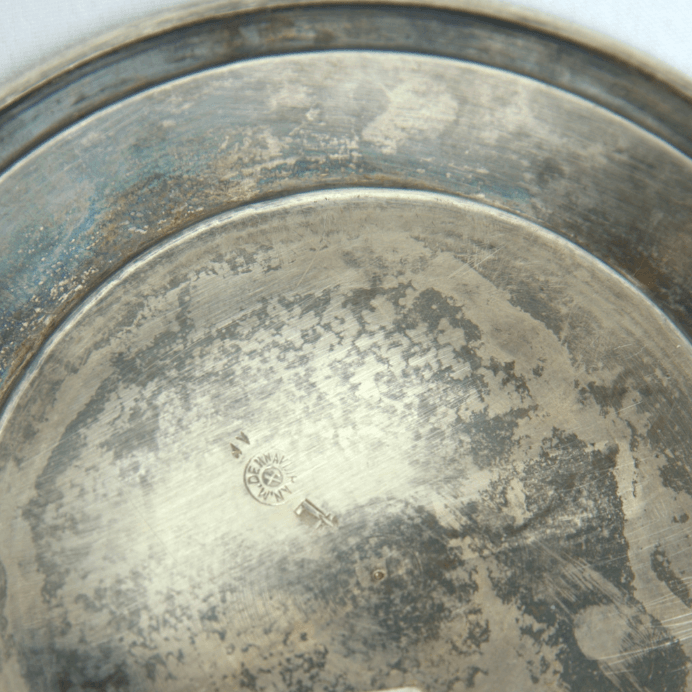 Special Plate Dish made of Sterling Silver Persian Style for Tableware. - Ghatan Antique