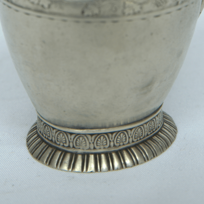 Unique Antique Jug Miniature made of Sterling Silver Poland Style With Engravings for Home Decor. - Ghatan Antique