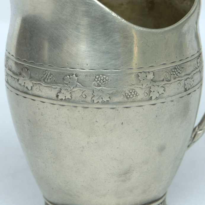 Unique Antique Jug Miniature made of Sterling Silver Poland Style With Engravings for Home Decor. - Ghatan Antique