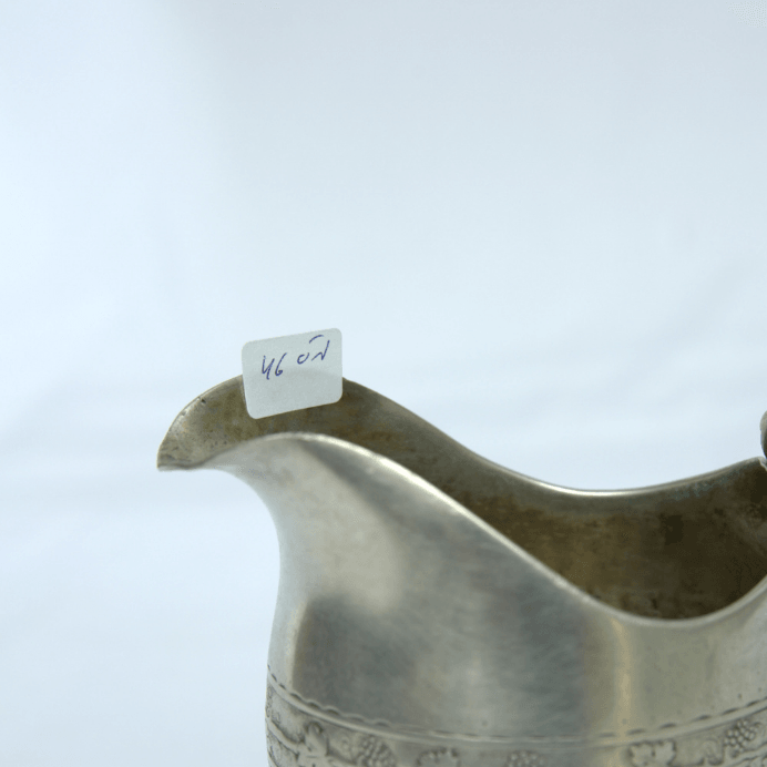 Unique Antique Jug Miniature made of Sterling Silver Poland Style With Engravings for Home Decor. - Ghatan Antique