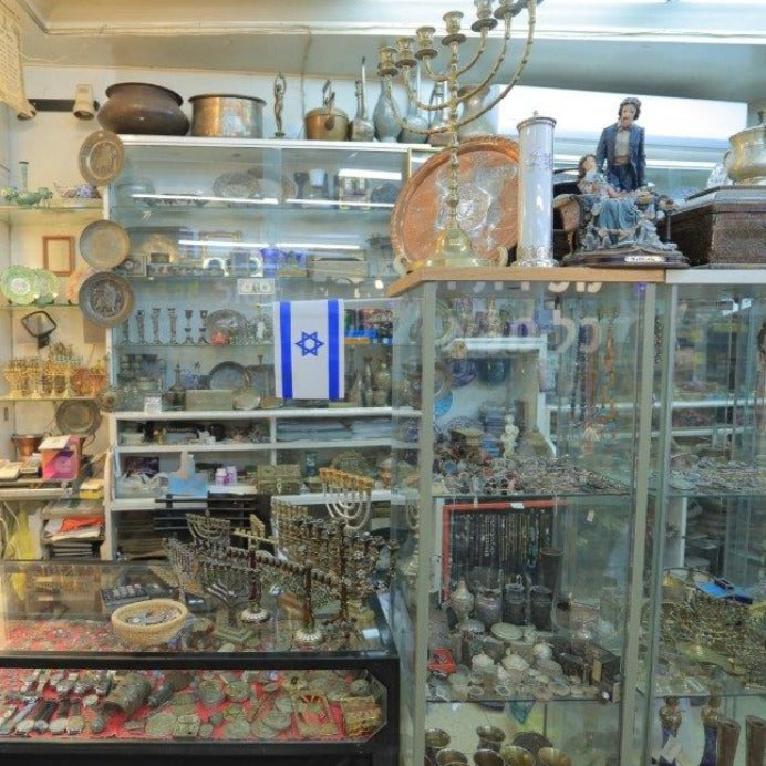 Unique Knife and Fork Rare Set of 2 Pieces of Sterling Silver With paintings French Style. - Ghatan Antique