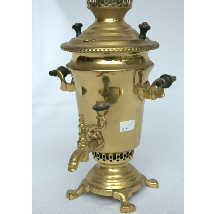 Unique Samovar Miniature Set Antique Russian Style made of Copper. - Ghatan Antique