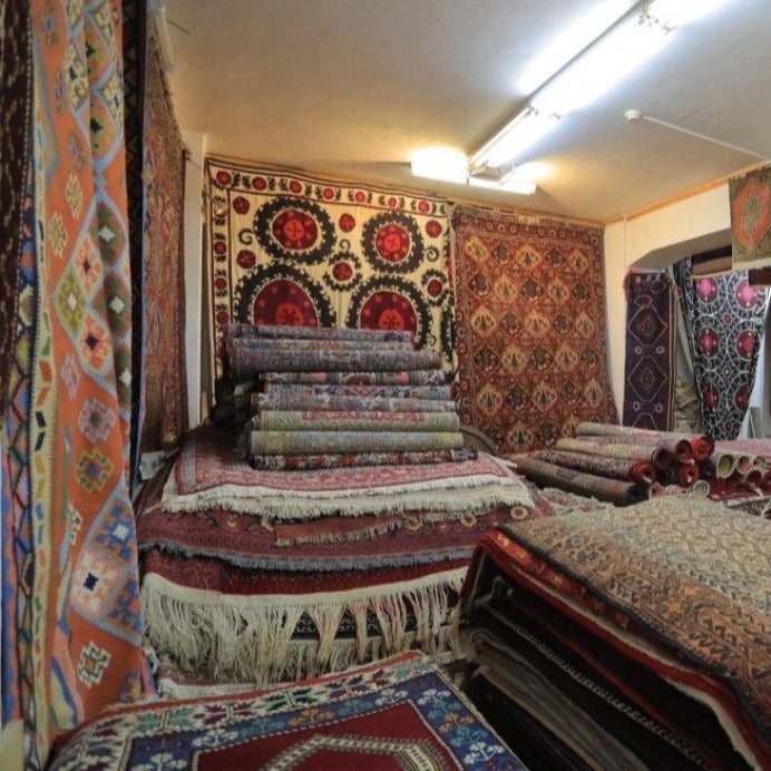 Vintage from the 19th Century  - Antique Persian Rug. - Ghatan Antique