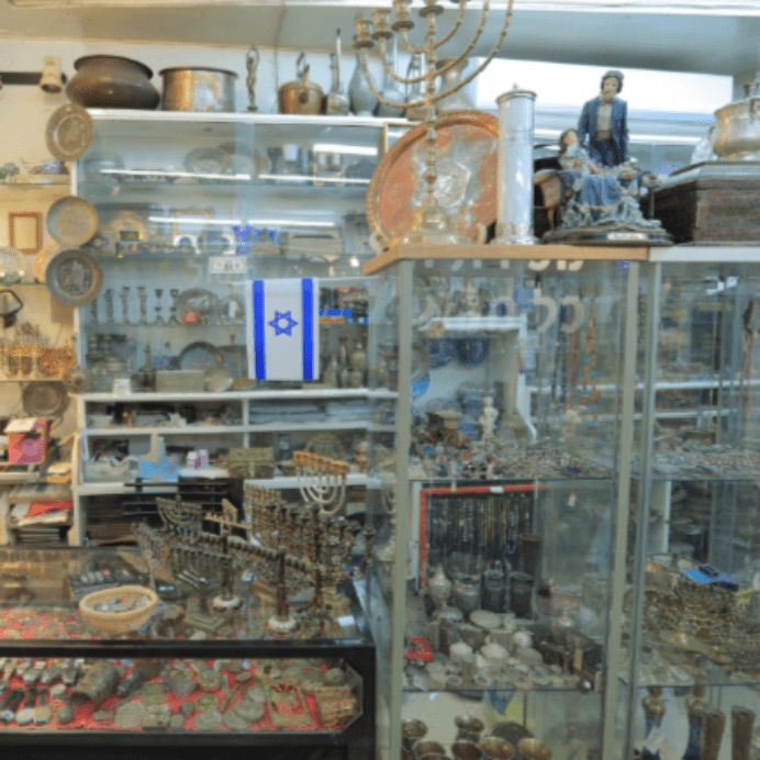 Vintage from the 19th Century - Unique Antique Bowl made of Sterling Silver 925 with Painting. - Ghatan Antique