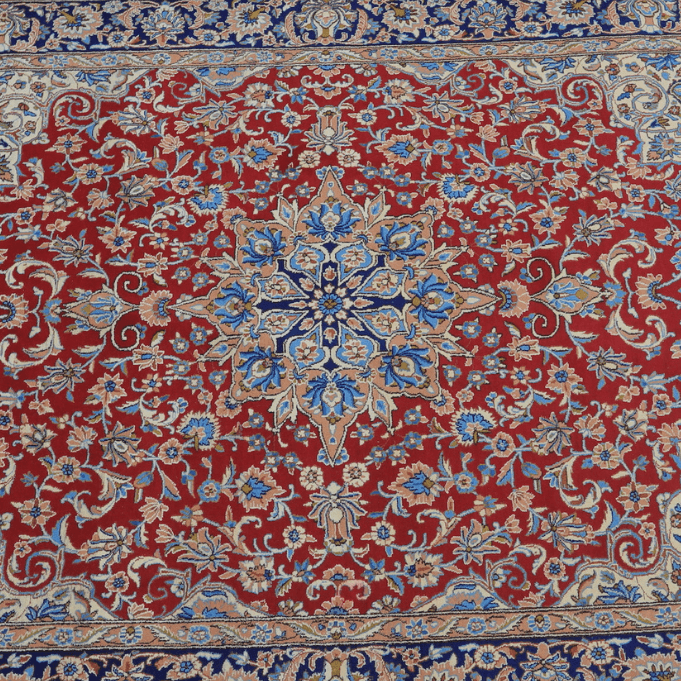 Vintage from the 20th Century - Beautiful Red Rug Persian. - Ghatan Antique
