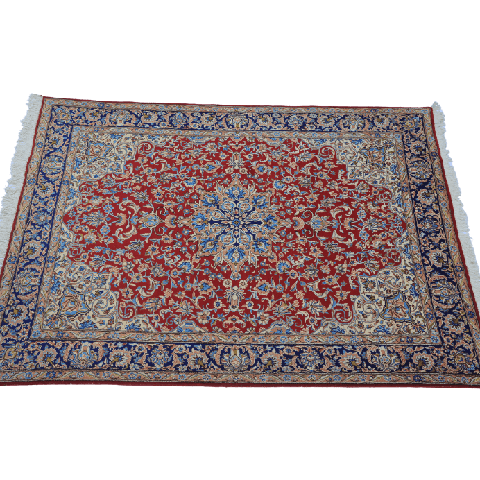 Vintage from the 20th Century - Beautiful Red Rug Persian. - Ghatan Antique