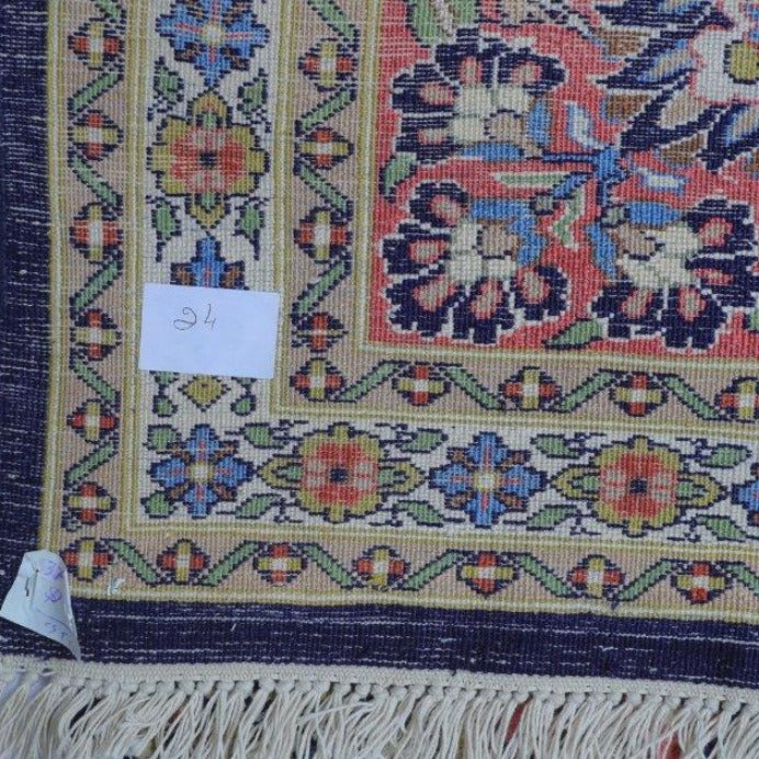 Vintage from the 20th Century - Rare Unique Antique Persian Rug for Home Living made of 100% Silk. - Ghatan Antique