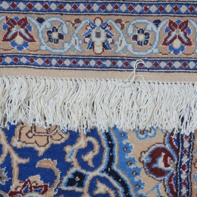 Vintage from the 20th Century - Special Persian Rug Made of Camel Wool and Silk with Floral. - Ghatan Antique