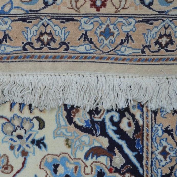 Vintage from the 20th Century - Special Unique Antique Persian – Nain Red and Beige Rug for Home. - Ghatan Antique