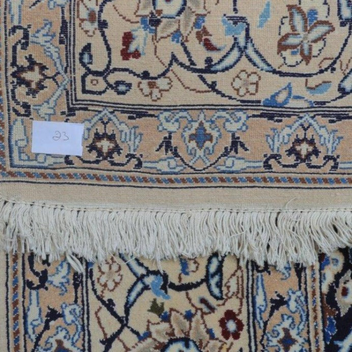 Vintage from the 20th Century - Special Unique Antique Persian – Nain Red and Beige Rug for Home. - Ghatan Antique