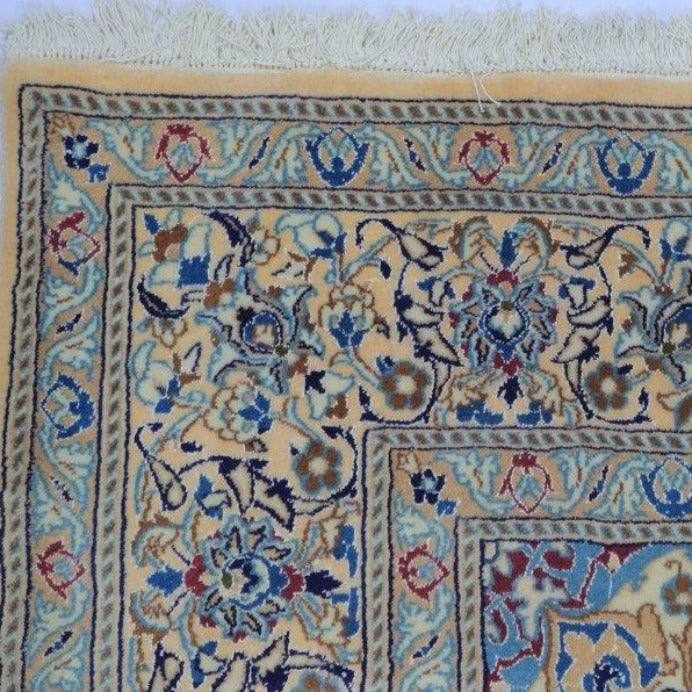vintage from the 20th Century - Unique Antique Persian – Nain Rug for Home Living Deco. - Ghatan Antique