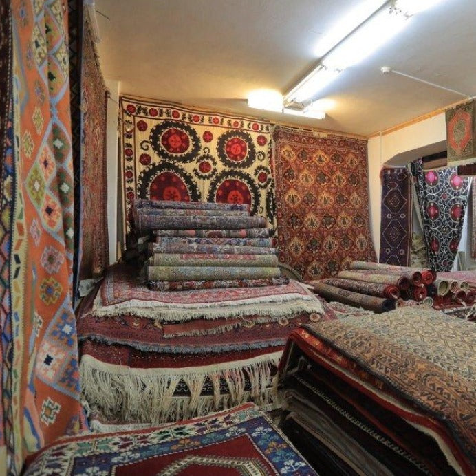 vintage from the 20th Century - Unique Antique Persian – Nain Rug for Home Living Deco. - Ghatan Antique