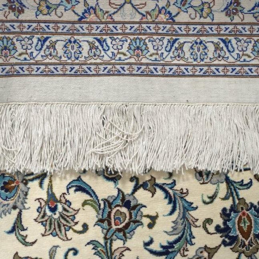 Vintage from the 20th Century - Unique Antique Persian Rug made of 100% Silk and Signet BY Handmade Aghbalian. - Ghatan Antique