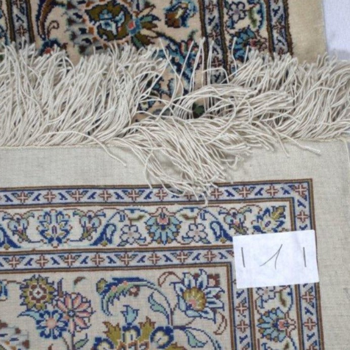 Vintage from the 20th Century - Unique Antique Persian Rug made of 100% Silk and Signet BY Handmade Aghbalian. - Ghatan Antique