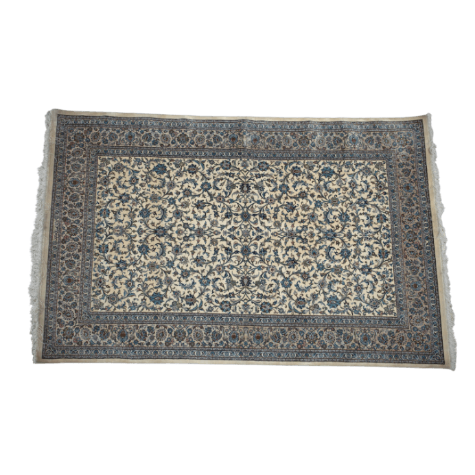 Vintage from the 20th Century - Unique Antique Persian Rug made of 100% Silk and Signet BY Handmade Aghbalian. - Ghatan Antique