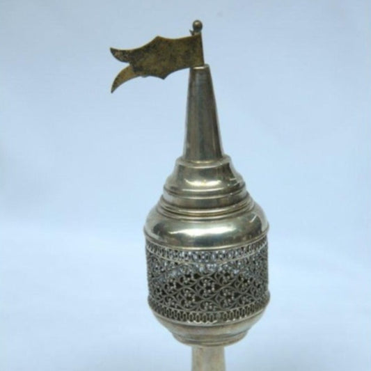 Vintage Havdalah Tower made of Sterling Silver 925. - Ghatan Antique