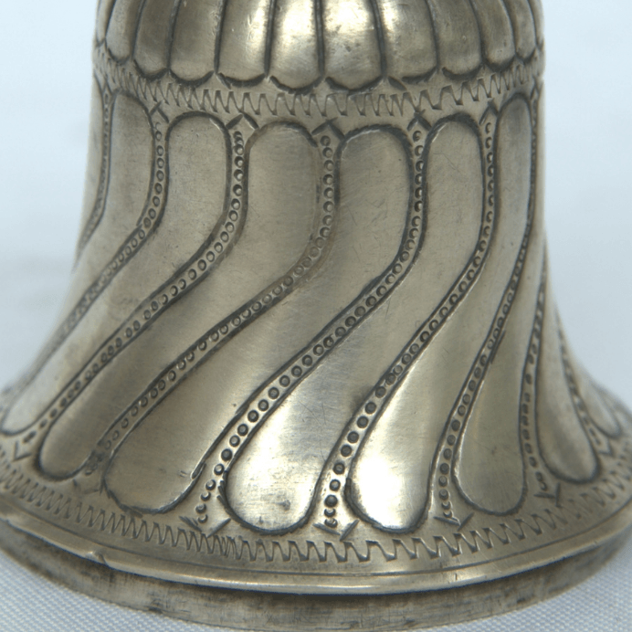 Vintage Head Hookah for Shisha made of Sterling Silver India Style. - Ghatan Antique