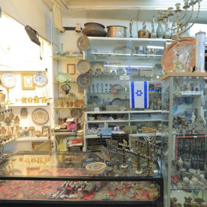 Vintage Kiddush Cup whit Turquoise Stones S925. - Ghatan Antique