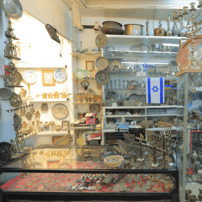 Vintage Torah Pointer with Flowers Judaica Gift made of Sterling Silver 925 Israel Style. - Ghatan Antique