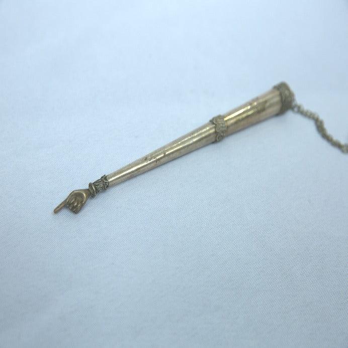 Vintage Totah Pointer made of Sterling Silver 925 for Sefer Torah Israel Style. - Ghatan Antique