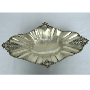 Amazing Tray Fruit Antique Mexican Style With decorations made of Sterling Silver for Home Living. - Ghatan Antique