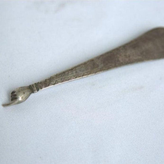 Beautiful Antique Torah Pointer made of Sterling Silver Gift for Jewish Morocco Style. - Ghatan Antique
