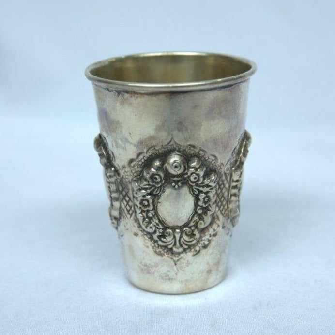 Beautiful Kiddush Cup 925 Sterling Silver. - Ghatan Antique