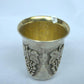 Beautiful Kiddush Cup with Grape Design Made S925. - Ghatan Antique