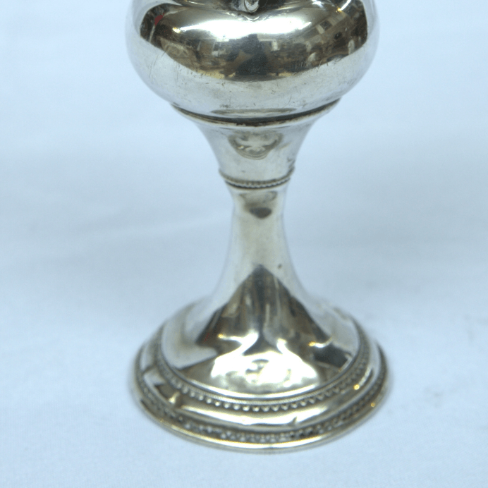 Beautiful Vintage Kiddush Cup Made Of Sterling Silver 925 for Kiddush Sabbath. - Ghatan Antique