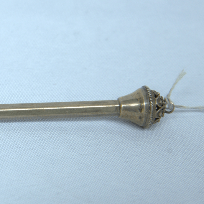 Beautiful Vintage Torah Pointer for Bar Mitzvah made of Sterling Silver 925 Israel  Style. - Ghatan Antique