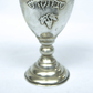 Elegant Kiddush Cup whit Hebrew Shabbat Shalom S925. - Ghatan Antique