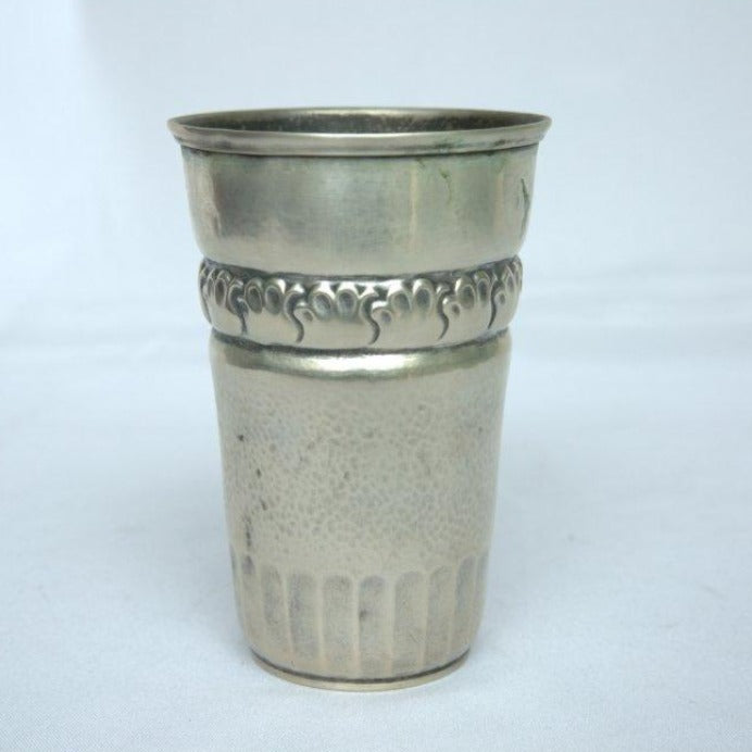 Vintage from the 19th Century - Unique Antique Kiddush Cup made Sterling Silver For Shabbat. - Ghatan Antique
