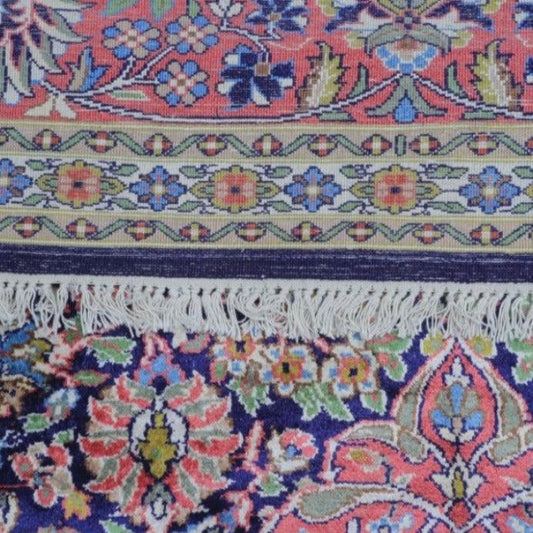 Vintage from the 20th Century - Rare Unique Antique Persian Rug for Home Living made of 100% Silk. - Ghatan Antique