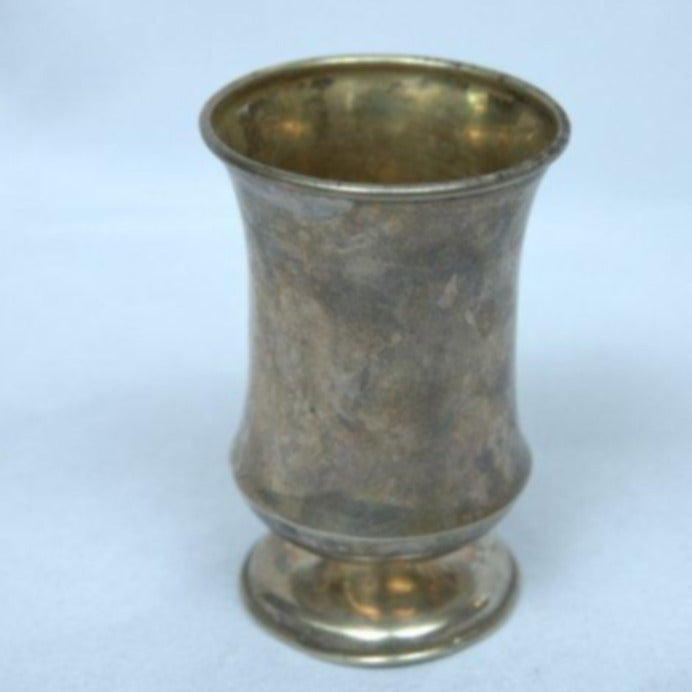 Vintage Kiddush Cup made of Silver Plated. - Ghatan Antique